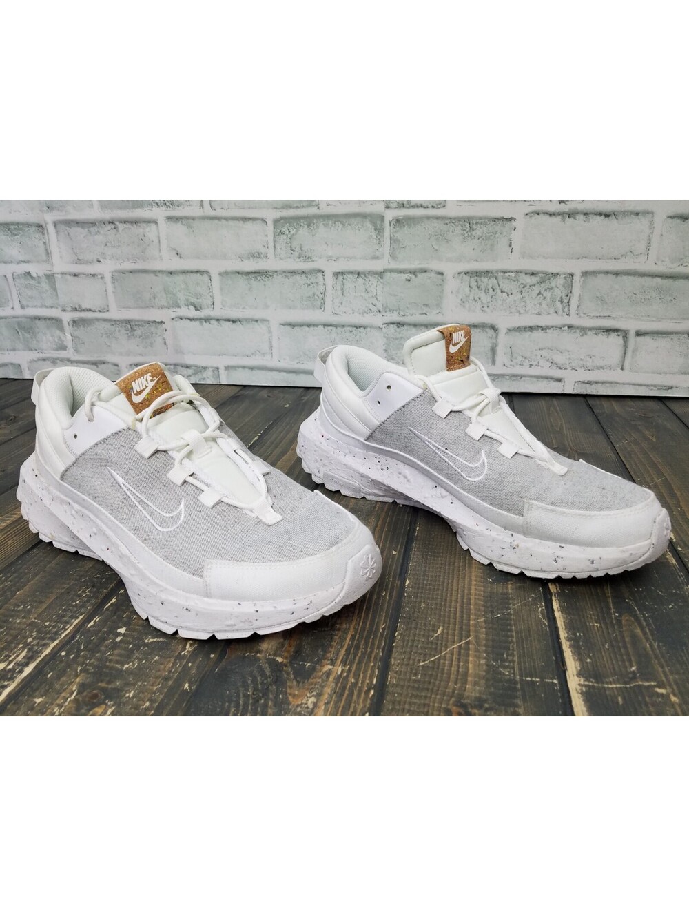 Nike Womens Crater Remixa DA1468-100 Gray Running Shoes Sneakers Women's Size 9